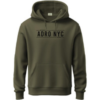 ADRO Hoodies for Men | Printed Hoodie for Men | Cotton Hoodie | Mens Hoodies | Sweatshirt for Men | Hooded Hoodie|H24-ADRO-OL-L Olive