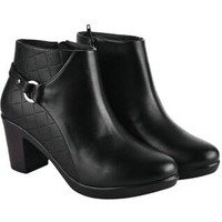 Shoetopia girls BT-3406 Black Ankle Boot - 8 UK (Girls-BT-3406-Black)
