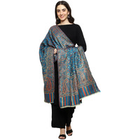 Weavers Villa Women's Shawl (Blue), 100cm X 200cm