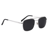 ROYAL SON Black Lens Retro Square Non-Polarization Unisex Sunglasses Goggles For Men Women Boys Girls
