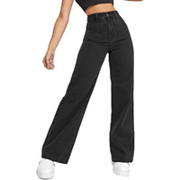 KOTTY Womens High Rise Cotton Lycra Solid Jeans