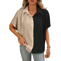 GRECIILOOKS Regular Fit Shirt for Women (Gl-W1892-M-Beige)