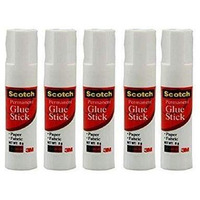 3M Scotch White Glue Stick - Pack of 5