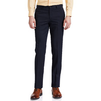 Amazon Brand - Symbol Men's Stretchable Formal Pants | Trousers (Slim Fit) (Blue_34)