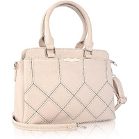 ADISA embroidered handbag shoulder bag for women and girls with detachable sling belt (AD4080-CRE)