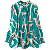 Leriya Fashion Tops for Women | Long Tops for Women | Formal Tops for Women | Office wear Tops for Women (XX-Large, Green)