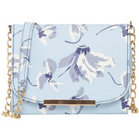 ADISA Women Girls Floral Print Sling Bag (SL5072-SKY_Sky Blue)