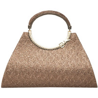 ADISA Women Girls Clutch Bag Purse Handbag Wedding Bridal (Copper)