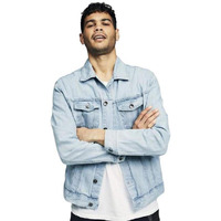 KOTTY Men Denim Full Sleeve Regular Winter Jacket(LightBlue,M)