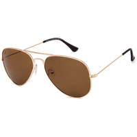 Vincent Chase By Lenskart | Full Rim Aviator Branded Latest and Stylish Sunglasses | Polarized and 100% UV Protected | Men & Women | Medium | VC 5158/P
