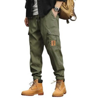 Lymio Men Cargo || Men Cargo Pants || Men Cargo Pants Cotton || Cargos for Men (Cargo-72-Green-S)