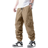 IndoPrimo Men Cargo || Men Cargo Pants || Men Cargo Pants Cotton || Cargos for Men || Men Cargo Trouser (in, Alpha, XL, Regular, Standard, Beige)