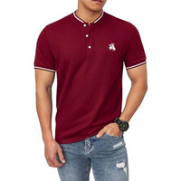 Lymio Men T-Shirt || T-Shirt for Men || Plain T Shirt || T-Shirt (Polo-06-10) (XL, Maroon)