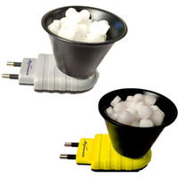 SIGNAMIO Electric Kapoor dani Electrical Machine/Incense-Aroma Burner/Kapur Dani-Mix Color-2 pcs(Alloy Steel, Round)