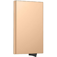 VOGARD Men s Aluminium Metal RFID Protected Smart Pop Up Wallet | 8 Card Slots (06 Copper)