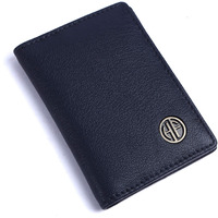 HAMMONDS FLYCATCHER Genuine Leather Card Holder Wallet for Man & Women - Credit Card Holder for Men, RFID Credit Card Wallet for Men, 6 Card Slots, ATM Card Holder for Men - Prussian Blue