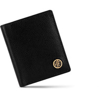 HAMMONDS FLYCATCHER Wallet for Men Leather Original, Men Wallet, Leather Wallet for Men Stylish, Mens Wallet Leather, Wallets for Man, 3 Card Slots, Purse for Men Branded, Gift for Men - Black