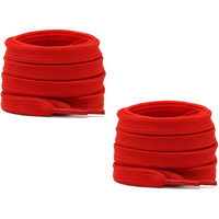 SHOESHINE Sport Shoelaces Flat Hollow Design casual shoe laces, Red Color - 2Pairs Shoe Lace