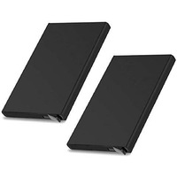 VOGARD Men s Aluminium Metal RFID Protected Smart Pop Up Wallet | 8 Card Slots (06 Black Pack 2)