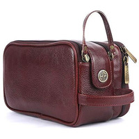Hammonds Flycatcher Genuine Leather Travel Organizer Pouch - Toiletry Bag for Men and Women Cosmetic Organizer Bag, Shaving Kit Bag for Men Toiletry Pouch for Men with Multiple Pockets