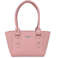 Fostelo Women s Vegan Leather Julia Handbags Shoulder Hobo Bag Ladies Purse (Light Pink) (Medium)