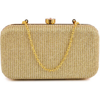 AILTINO Women Box Clutch Stylish and Latest (Gold)