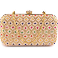 AILTINO Women Box Clutch Stylish and Latest (White)