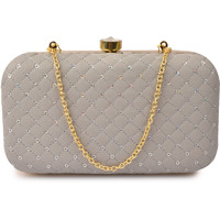 AILTINO Women Box Clutch Stylish and Latest (Sequence Grey)
