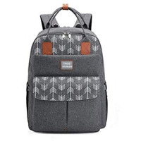TRUE HUMAN Multipurpose waterproof fabric Diaper Bag bagpack maternity bag new born baby bag nappy bag mothers bag baby shower gift with insulated bottle pockets