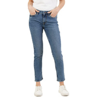 INKD Women's Contrast Stitch Stretchable Skinny Fit Jeans