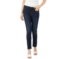 INKD Women's Contrast Stitch Stretchable Skinny Fit Jeans