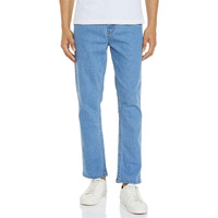 INKD Men's Relaxed Jeans (INKAW24MJN-501_Airforce Blue