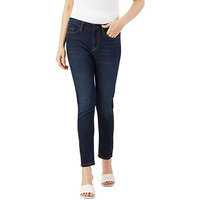 INKD Women's Contrast Stitch Stretchable Skinny Fit Jeans