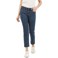 INKD Women's Stretchable Straight Fit Jeans (Denim Divine, 30)