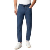 INKD Men's Relaxed Jeans (INKSS23MJN-005_Indigo-High Tide | Rise Style: Mid Rise