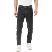 INKD Men's Mid Rise Slim Jeans (INKSS23MJN-006_Grey Dilemma_30)