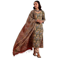 Kurta Set For Women || Women Kurta Set || 3pic Kurta For Women (Kurta 53-81-87) (Multicolor 2, 2XL)