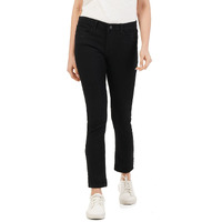 INKD Women's Straight Jeans (INKSS23WJN-022_Super Black_34)