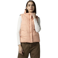FYLTR Women's Sleeveless Puffer Jacket With Contrast Full Zipper - Hood With Contrast Lining | Side Pockets | Quilt Pattern | Casual Winterwear For Women