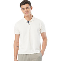 FYLTR Men's Solid Regular Fit Polo Shirt (FYLSS23MP-005_Wicked White XXL)