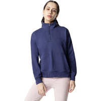 FYLTR Women's Casual Stand Collar Jacket with Drop Shoulder & Boxy Fit - Half Zipper | Utility Pockets | Rib Hem & Cuff