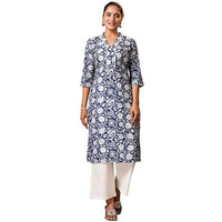 Kurta Set For Women || Women Kurta Set || 2pic Kurta For Women (Kurta 86-90) (Blue, 2XL)
