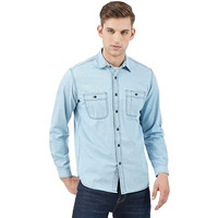 INKD Men's Lightweight Denim Shirt