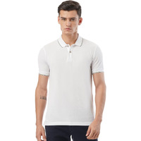 FYLTR Men's Slim Fit Polo T-Shirt with Contrast Tipping Collar - Soft Handfeel