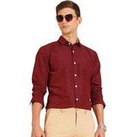 Formal Shirts for Men || Shirt for Men || Men Shirt (in, Alpha, L, Garnet Grace)