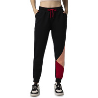 FYLTR Women's Asymmetric Colourblock Joggers with Elasticated Waistband & Contrast Drawcord