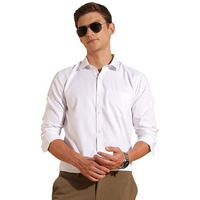 Formal Shirts for Men || Shirt for Men || Men Shirt (in, Alpha, M, Moonlit White-Brickwall)