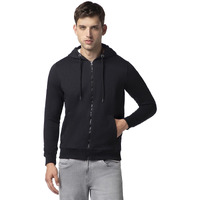 FYLTR Men's Casual Zip-Up Hoodie with Drawstring Detail - Utility Pockets | Full Zipper | Casual Winterwear for Men