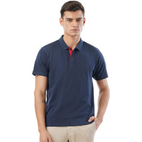 FYLTR Men's Solid Regular Fit Polo Shirt (FYLSS23MP-005_Blue Beats S)