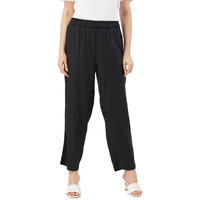 FYLTR Women's Regular Pants (FYLSS23WP-027_Black Heart_28)